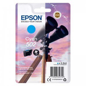 Tinteiro Epson Original Singlepack Cyan 502 Ink